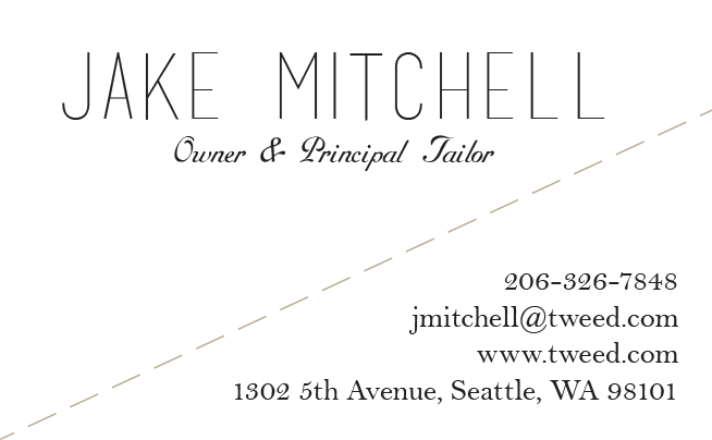Tweed Business Card (back)