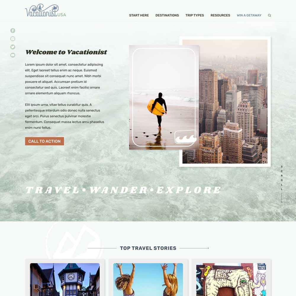 VacationistUSA Re-design