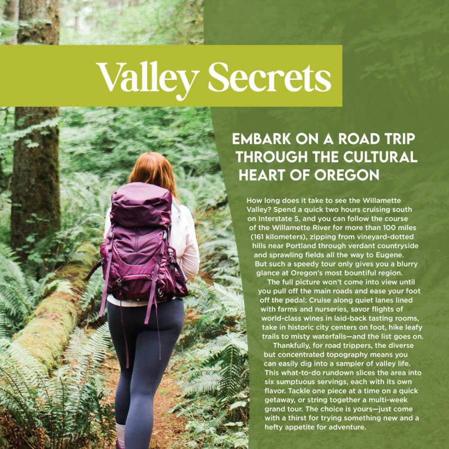 2021 Willamette Valley Travel Guide